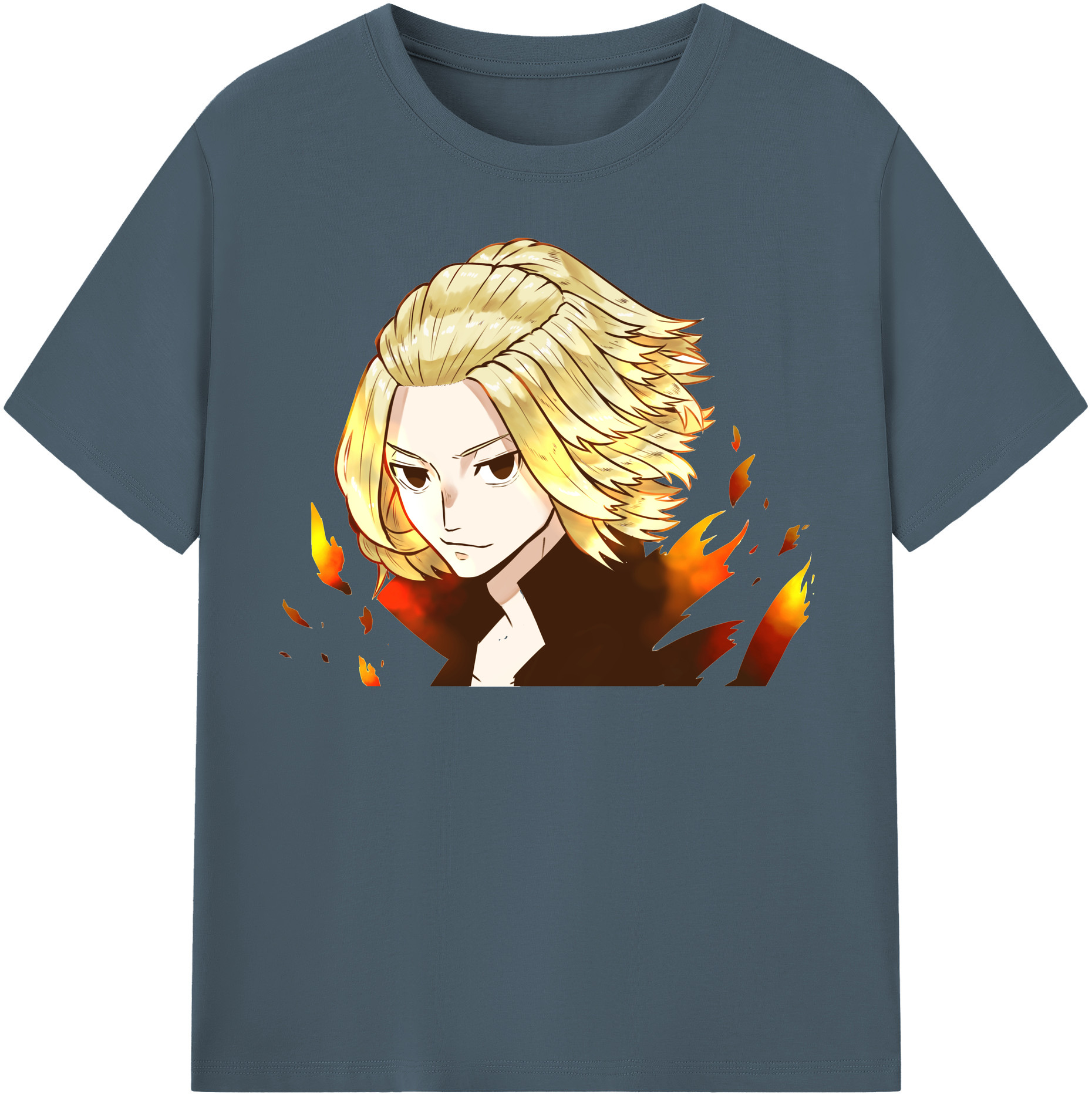 （画像用） 東京リベンジャーズ Tokyo Revengers 綿100％半袖Tシャツ（フロントプリント）